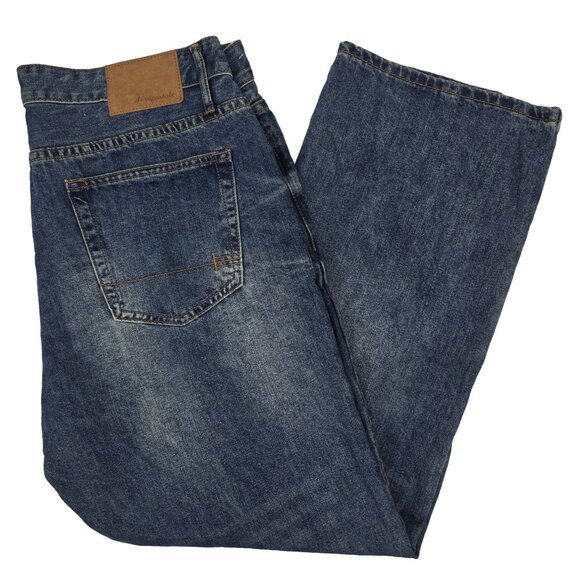 Aeropostale Classic Slim Boot Cut Jeans Men’s 38x30 Dark Wash Bootcut Denim NEW - Picture 1 of 7